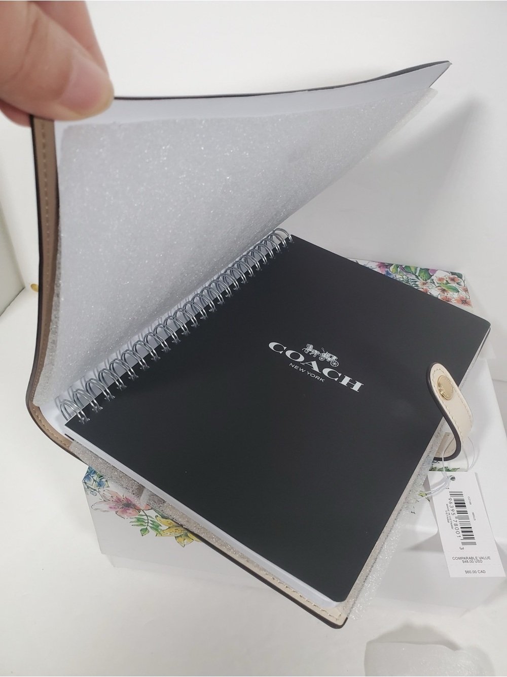 Coach Notebook In Signature Canvas NWT - Picture 4 of 5